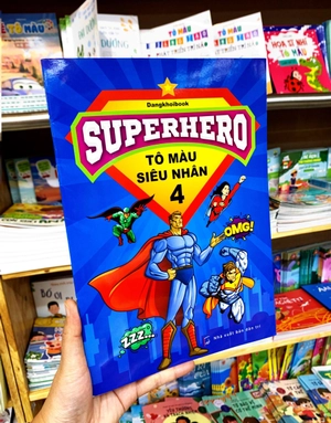 bộ superhero - tô màu siêu nhân 4
