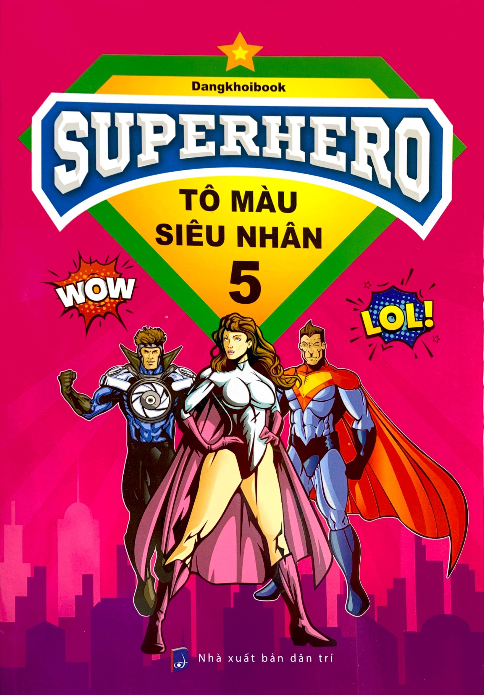 bộ superhero - tô màu siêu nhân 5