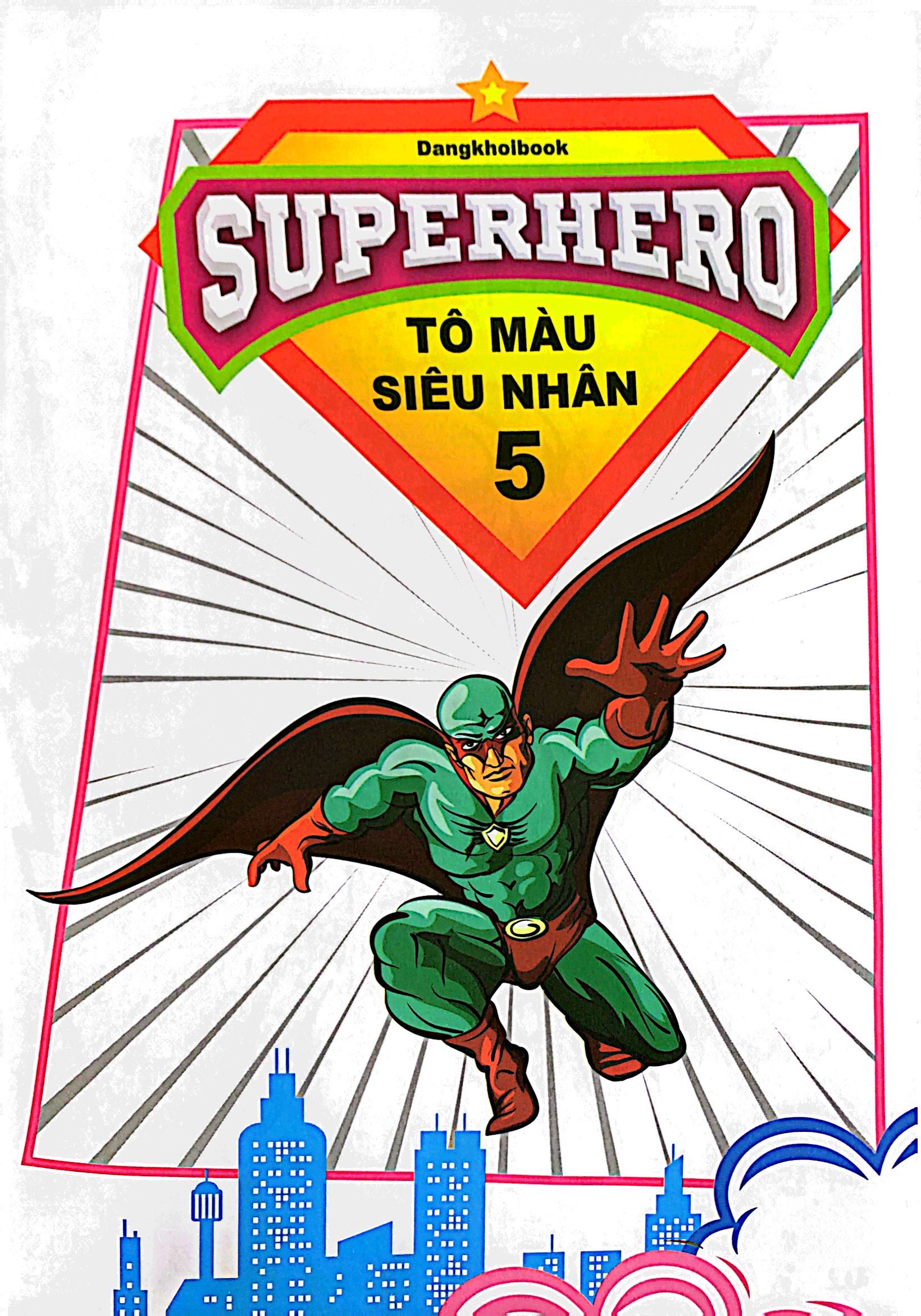 bộ superhero - tô màu siêu nhân 5