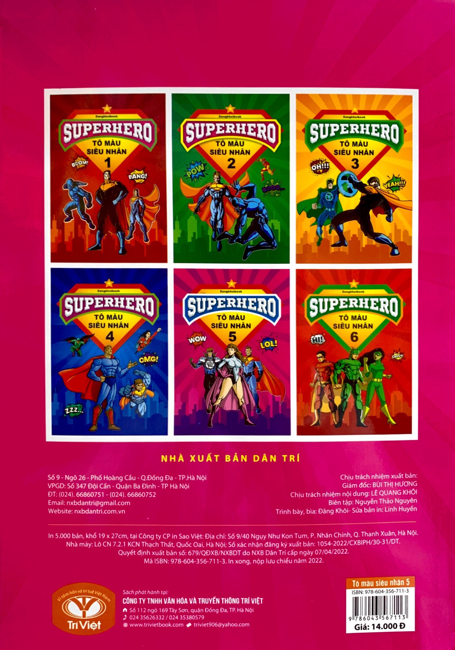 bộ superhero - tô màu siêu nhân 5
