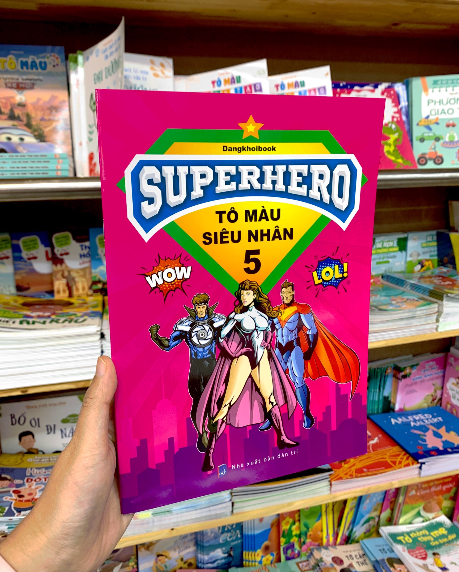 bộ superhero - tô màu siêu nhân 5