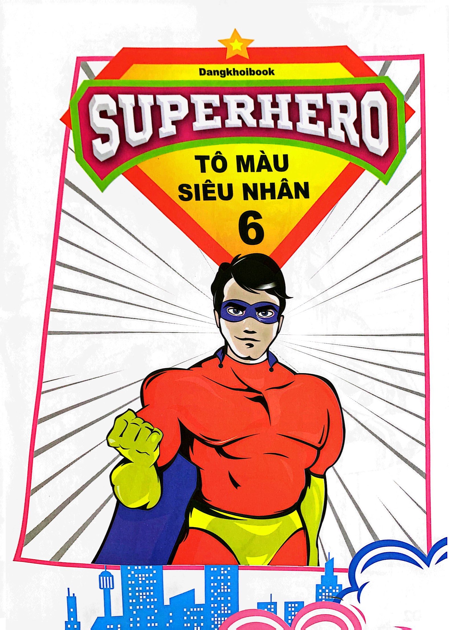 bộ superhero - tô màu siêu nhân 6