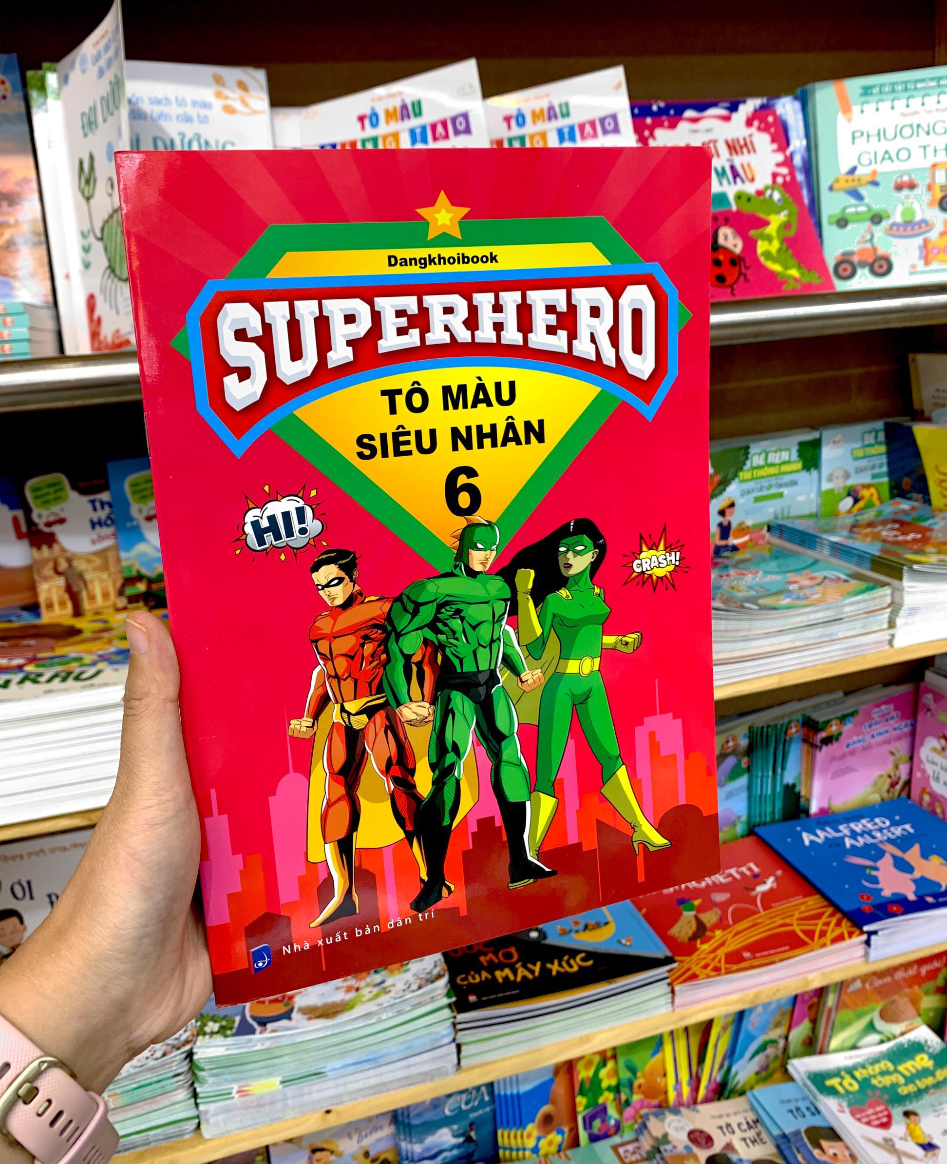bộ superhero - tô màu siêu nhân 6