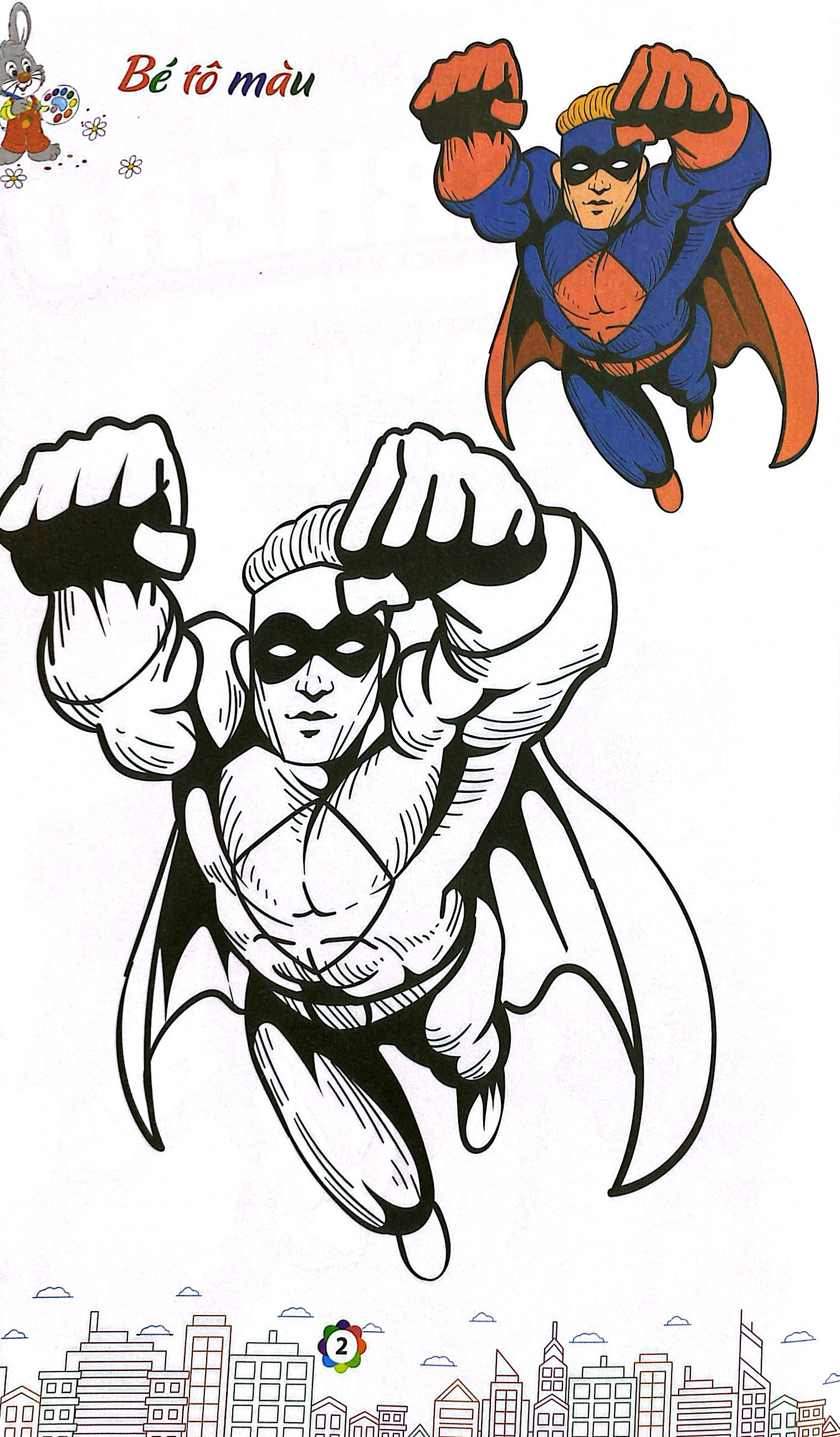 Bộ Superhero - Tô Màu Siêu Nhân - Tập 2