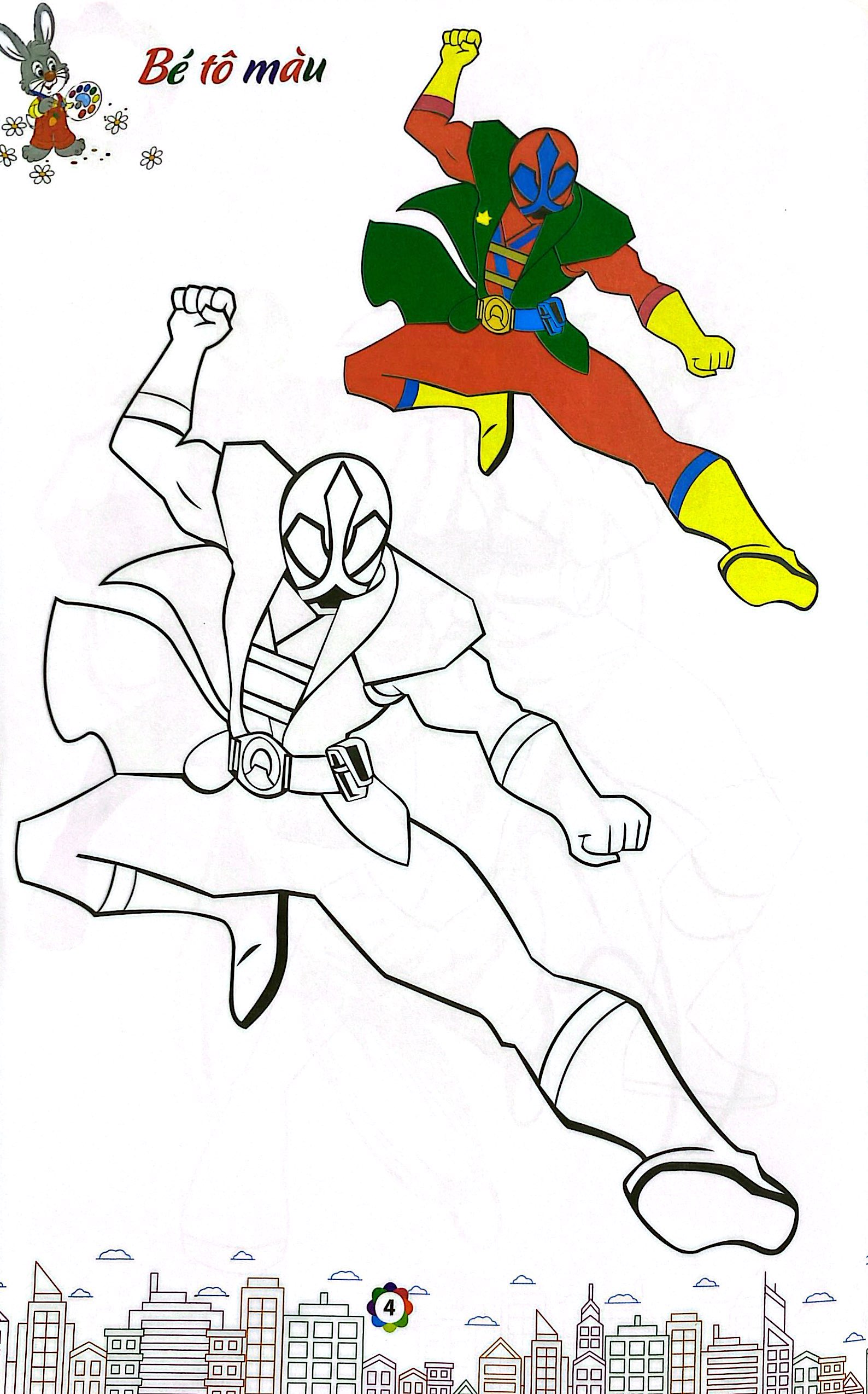 Bộ Superhero - Tô Màu Siêu Nhân - Tập 2