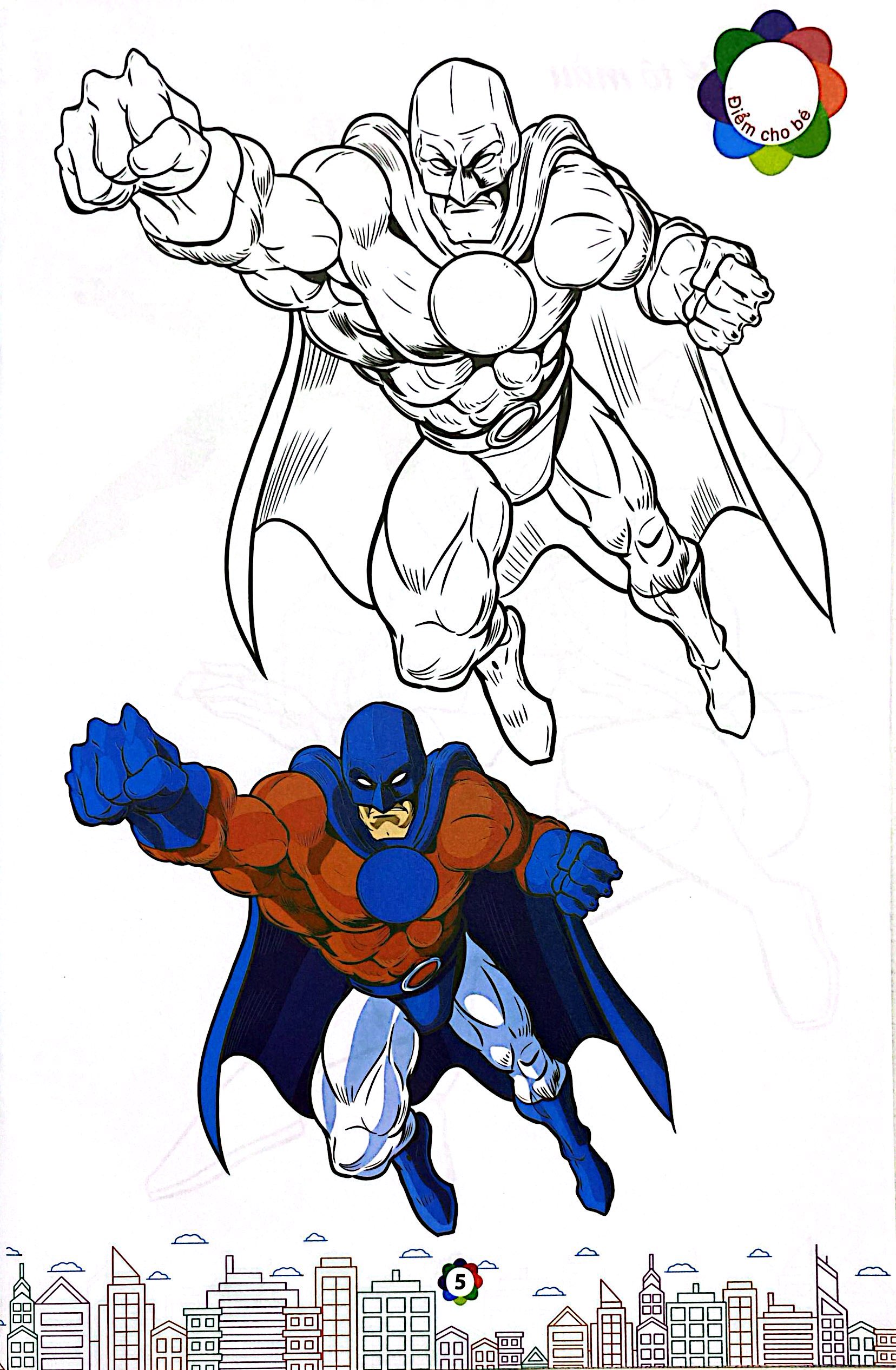 Bộ Superhero - Tô Màu Siêu Nhân - Tập 2