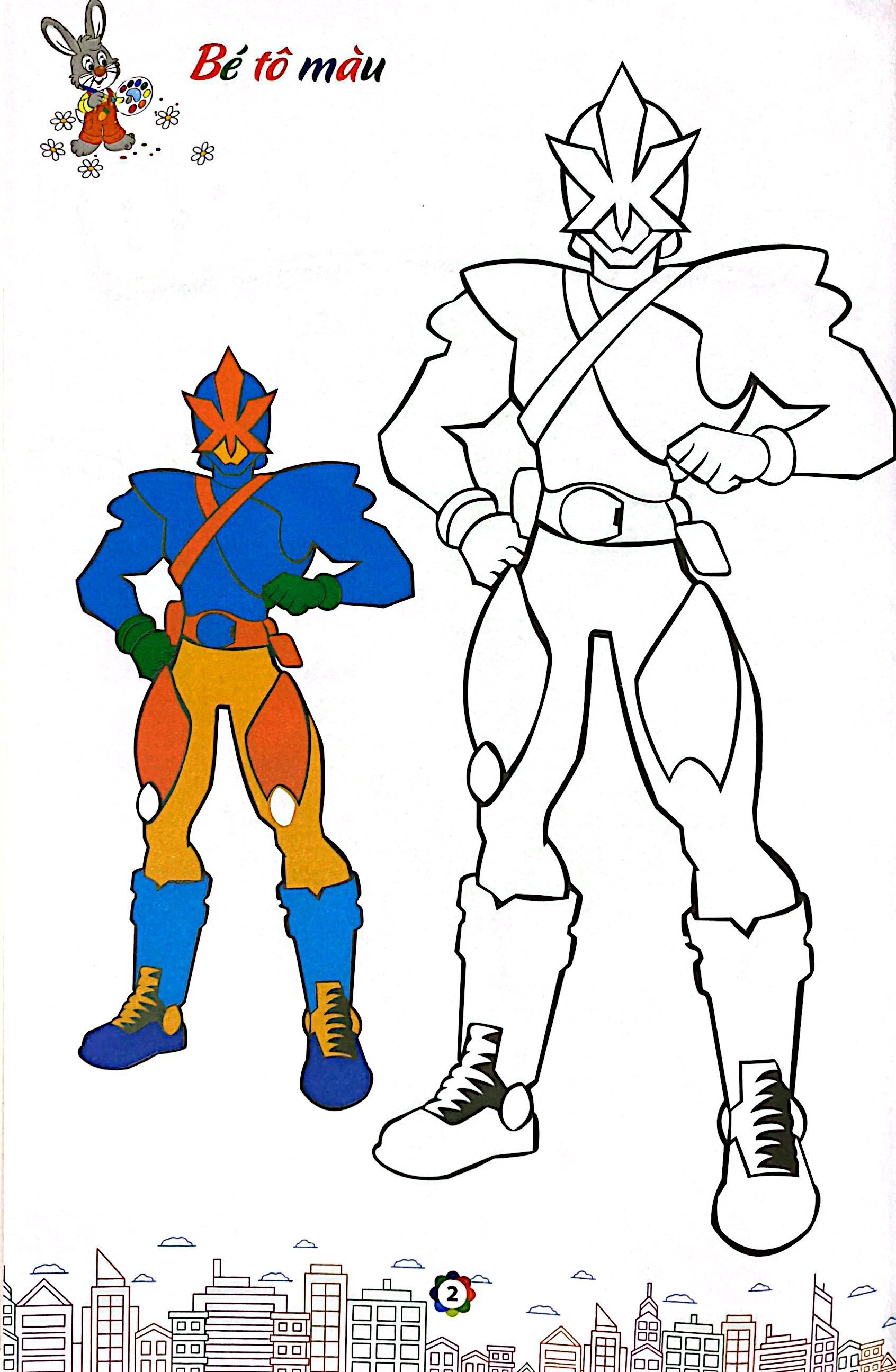 Bộ Superhero - Tô Màu Siêu Nhân - Tập 4