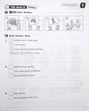 bộ superkids 3rd activity book level 4