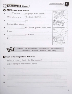 bộ superkids 3rd activity book level 6