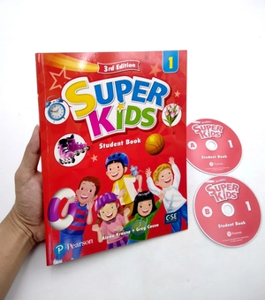 bộ superkids 3rd student book with audio cds and pep access code level 1