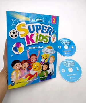 bộ superkids 3rd student book with audio cds and pep access code level 2