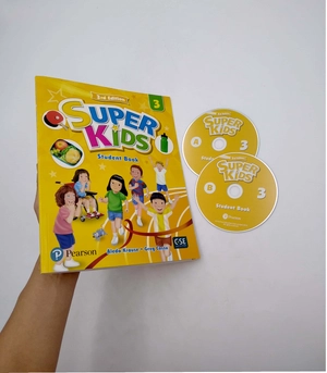 bộ superkids 3rd student book with audio cds and pep access code level 3