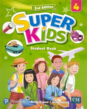 bộ superkids 3rd student book with audio cds and pep access code level 4