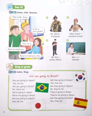 bộ superkids 3rd student book with audio cds and pep access code level 4