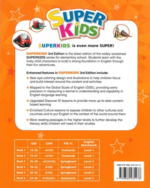 bộ superkids 3rd student book with audio cds and pep access code level 5