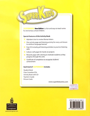 bộ superkids new edition activity book 3 with cd