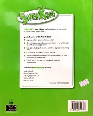 bộ superkids new edition activity book 4 with cd