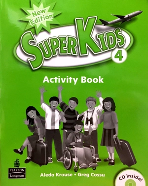 bộ superkids new edition activity book 4 with cd