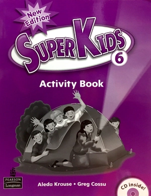 bộ superkids new edition activity book 6 with cd