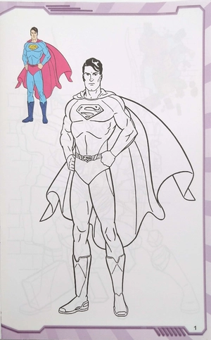 bộ superman - tô màu siêu nhân - quyển 3