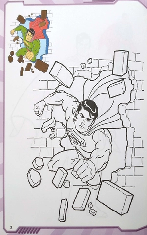 bộ superman - tô màu siêu nhân - quyển 3