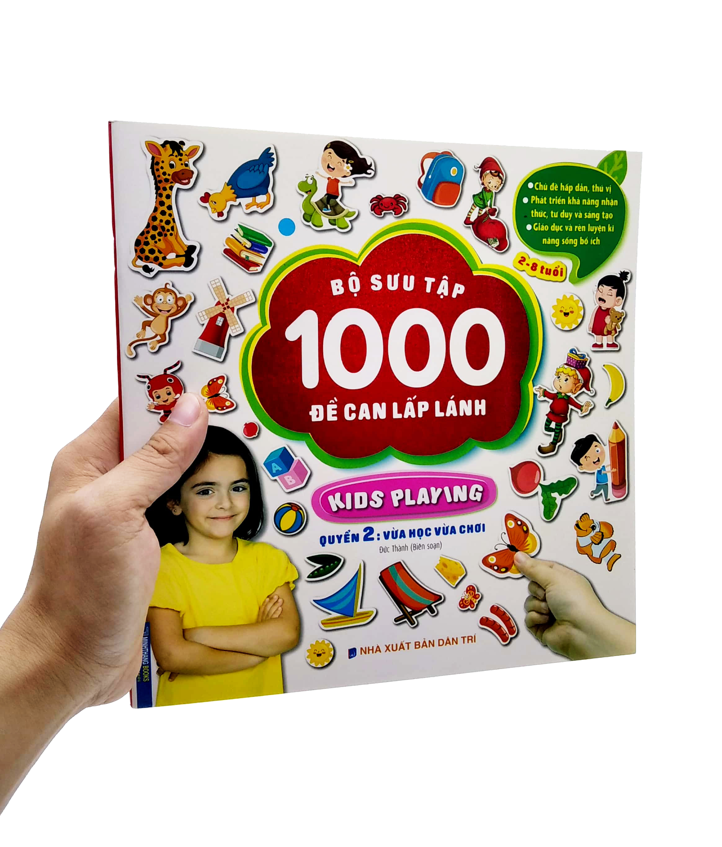 bộ sưu tập 1000 đề can lấp lánh - quyển 2: vừa học vừa chơi