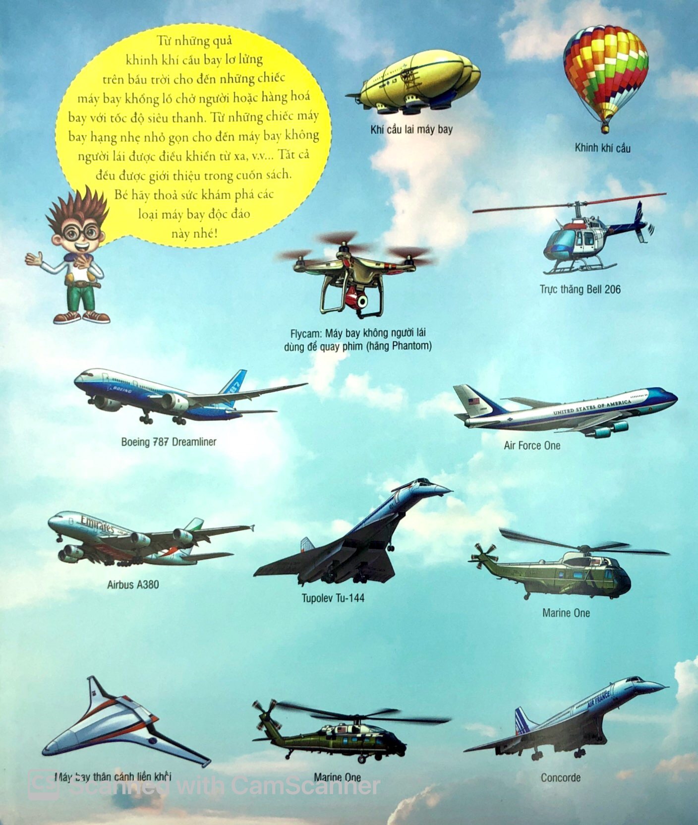 bộ sưu tập phương tiện giao thông kì thú - khám phá thế giới máy bay - tập 1