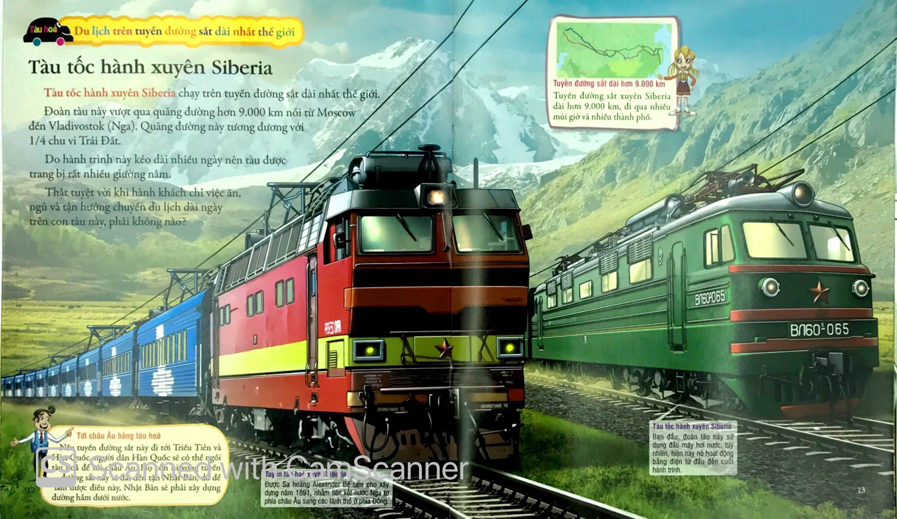 bộ sưu tập phương tiện giao thông kì thú - tàu hỏa và xe buýt trên khắp thế giới