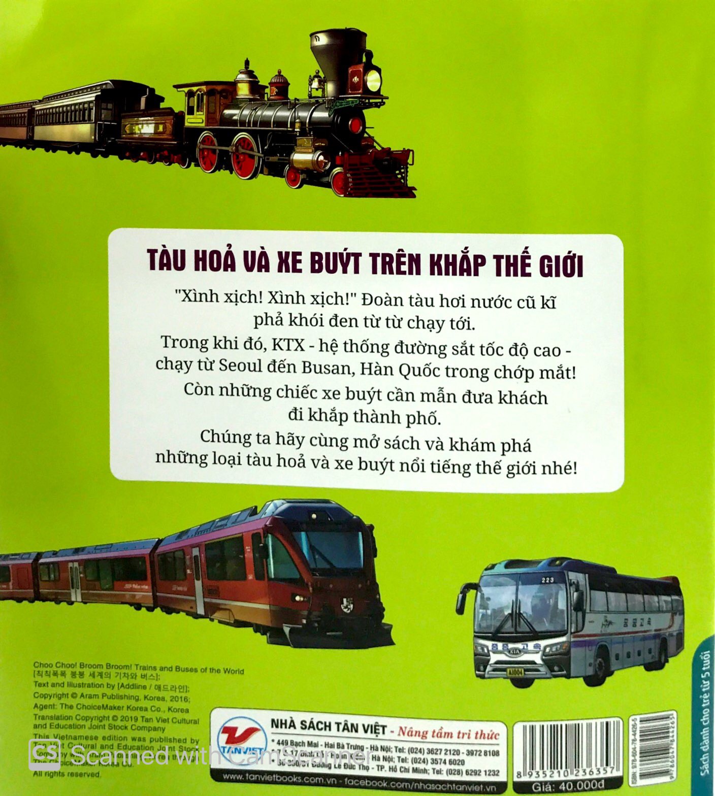 bộ sưu tập phương tiện giao thông kì thú - tàu hỏa và xe buýt trên khắp thế giới