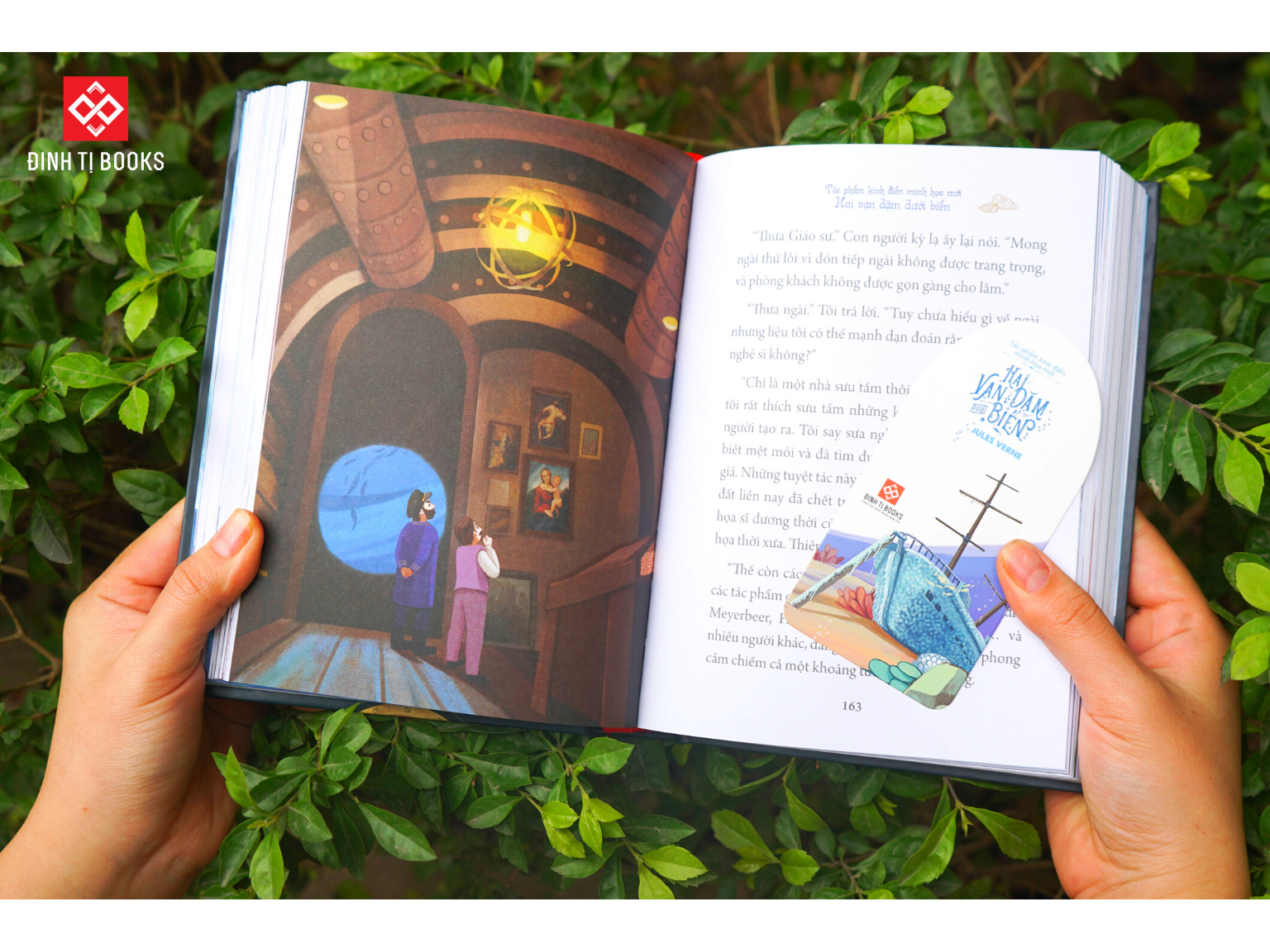 bộ tác phẩm kinh điển minh họa mới - hai vạn dặm dưới biển (bộ 2 cuốn)