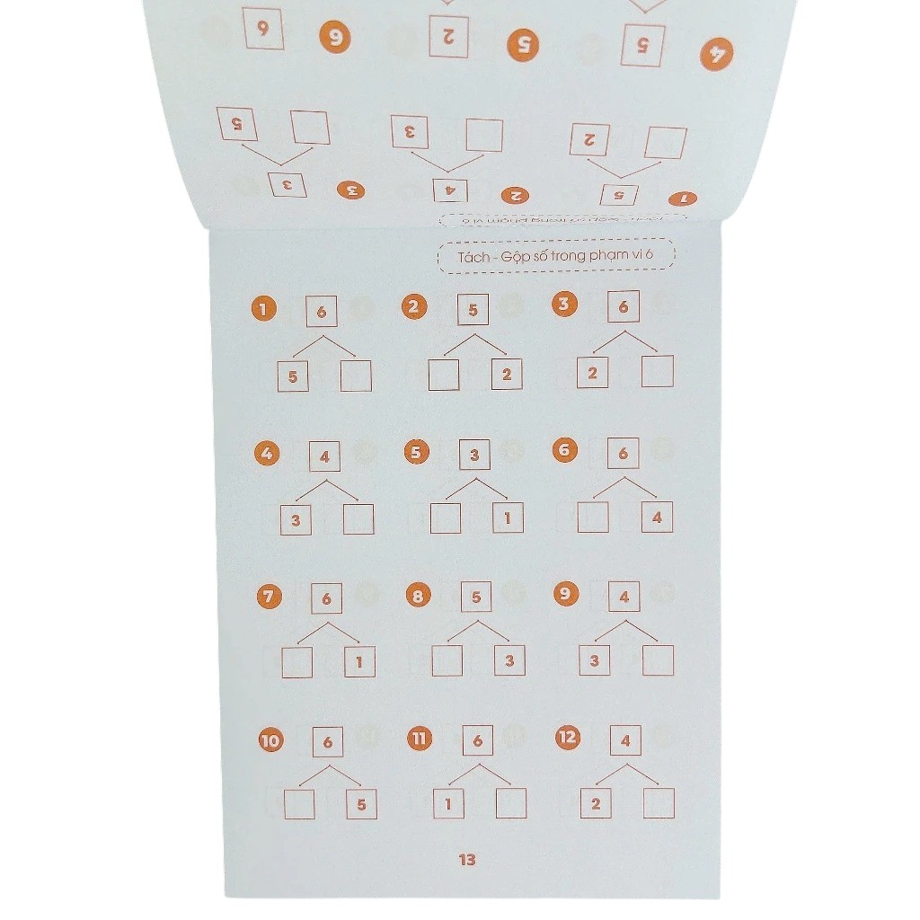 Bo
						
										
										Tach-Gop So Trong Pham Vi 10 - Toan Tu Duy Theo So Do Khoi