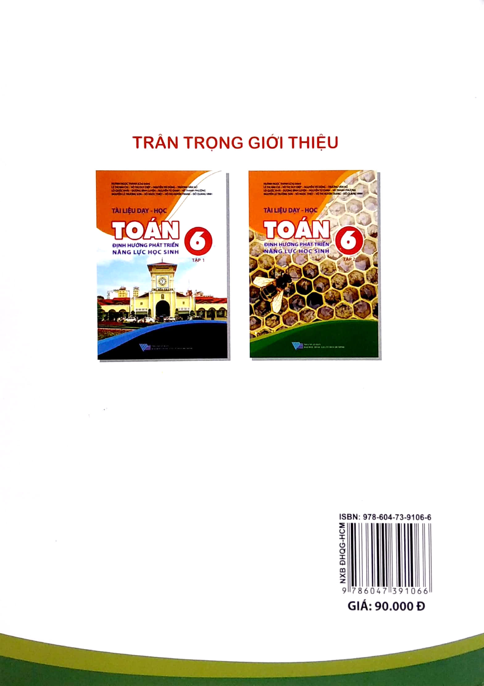 bộ tài liệu dạy - học toán 6 - tập 2 (định hướng phát triển năng lực học sinh)