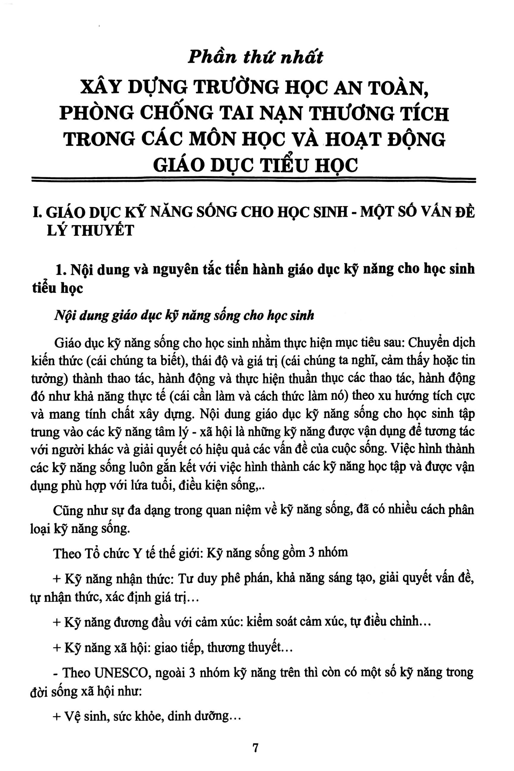 bộ tài liệu giáo dục kỹ năng sống dành học sinh tiểu học