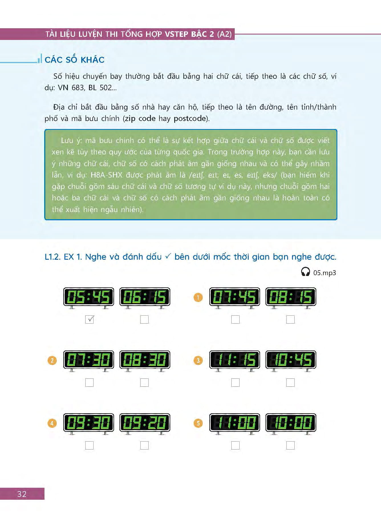 bộ tài liệu luyện thi tổng hợp vstep bậc 2 (a2)