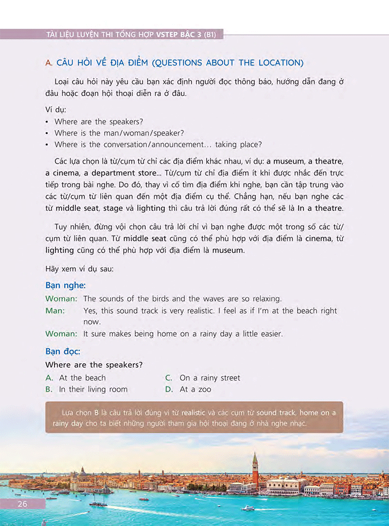 bộ tài liệu luyện thi tổng hợp vstep bậc 3 - b1