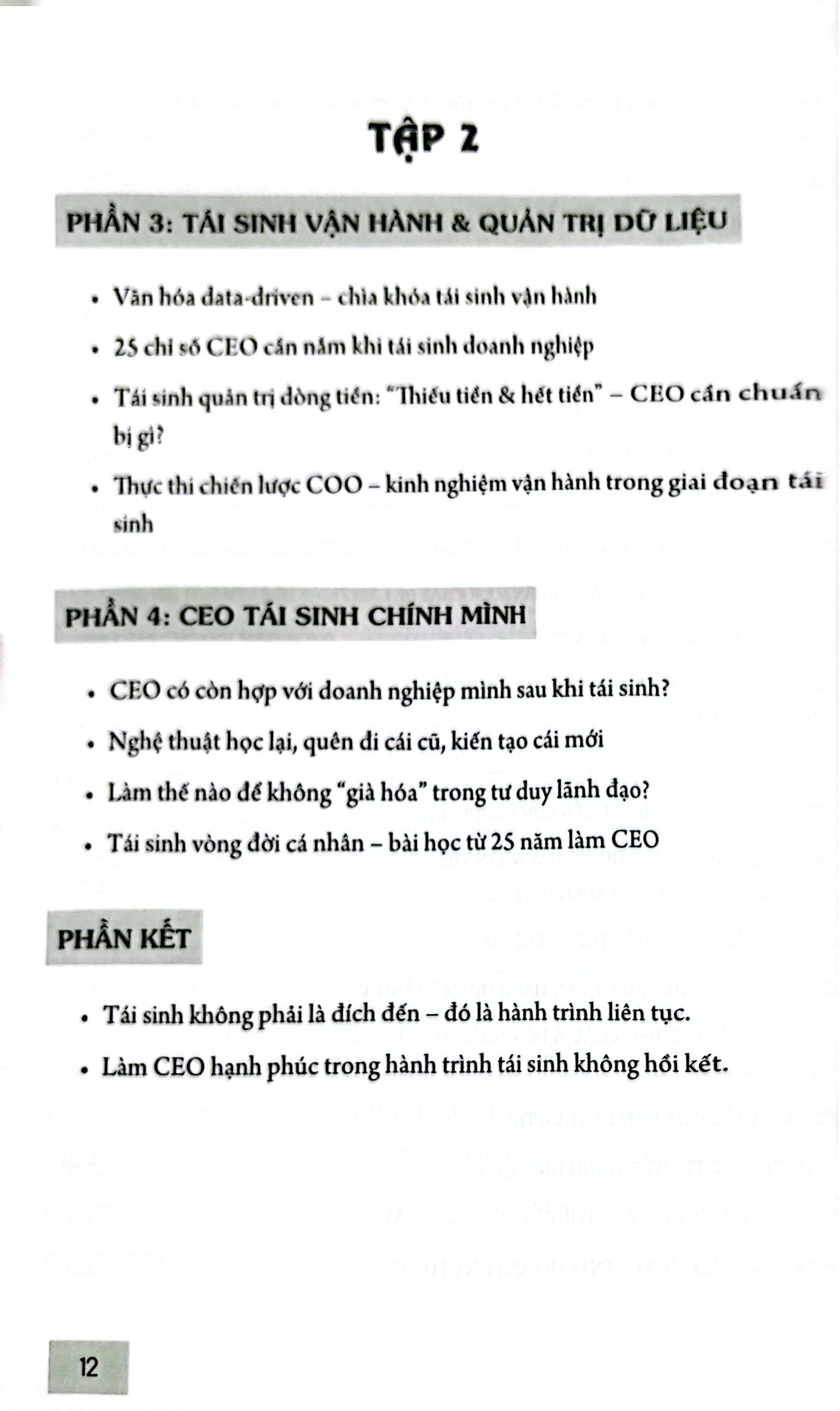 Bộ
						
										
										Tái Sinh Doanh Nghiệp - Tập 1