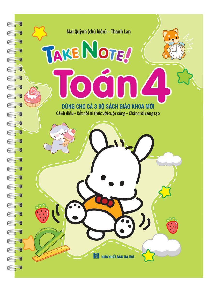 Bộ Take Note Toán 4 (Dùng Cho Cả 3 Bộ Sách Giáo Khoa Mới)