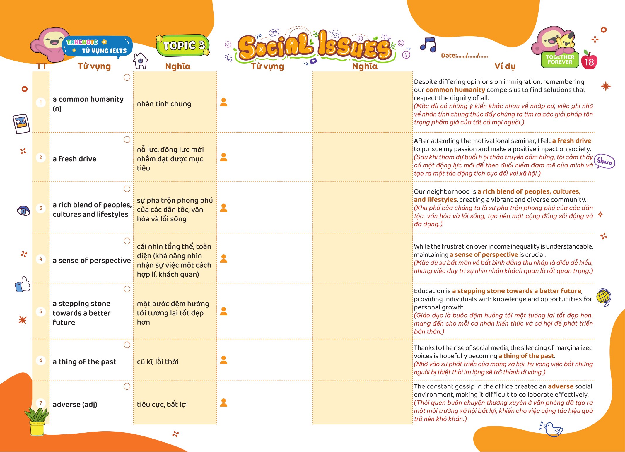 Bộ
						
										
										Take Note - Từ Vựng IELTS - Cung Cấp 1500 Từ Vựng Band 7.5 Theo Chủ Đề