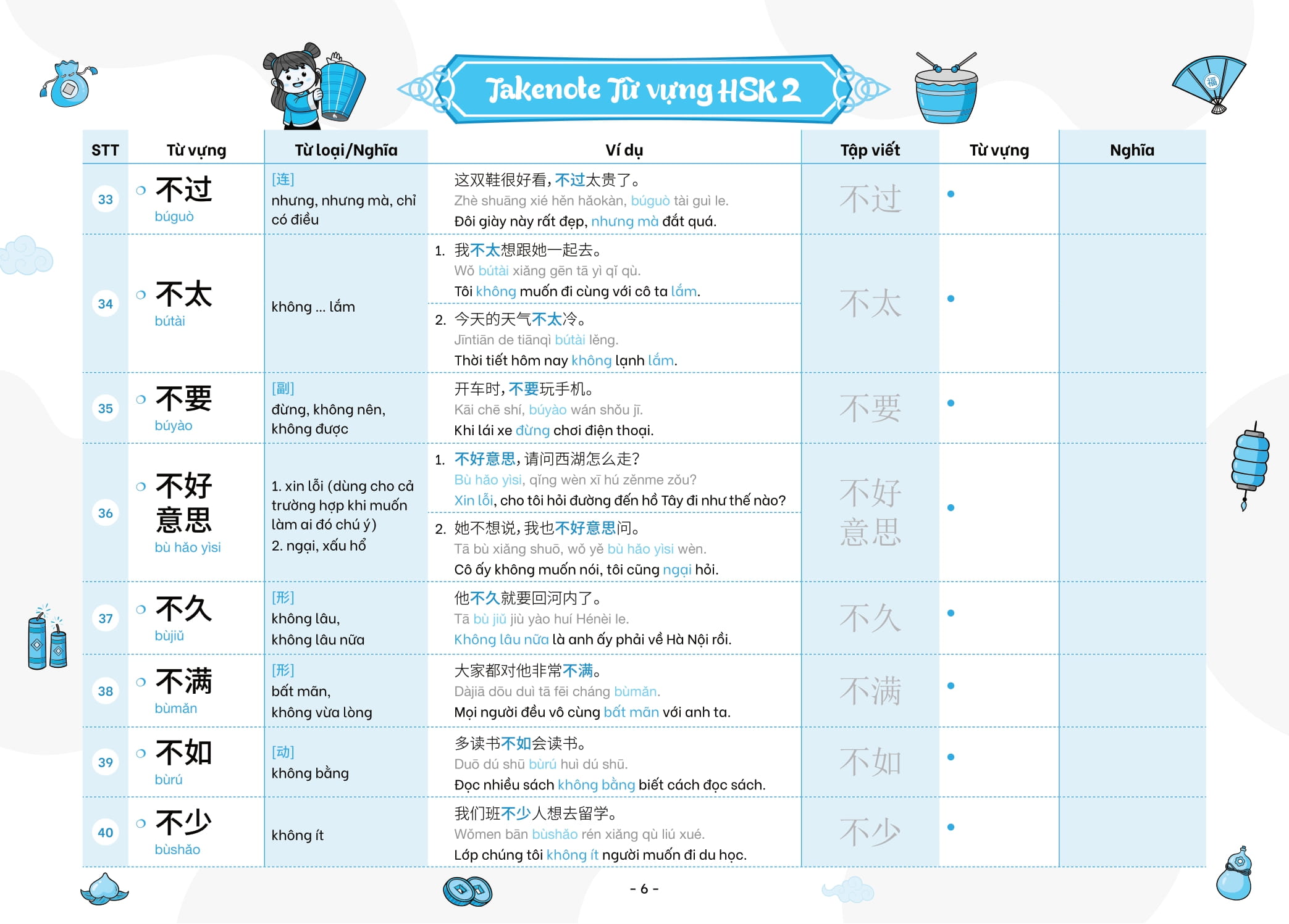 Bo
						
										
										Takenote - Tu Vung HSK Tieng Trung - HSK2 (Cung Cap 772 Tu Vung)
