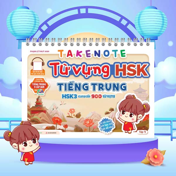 Bo
Takenote - Tu Vung HSK Tieng Trung - HSK3 Cung Cap 900 Tu Vung - Tap 1