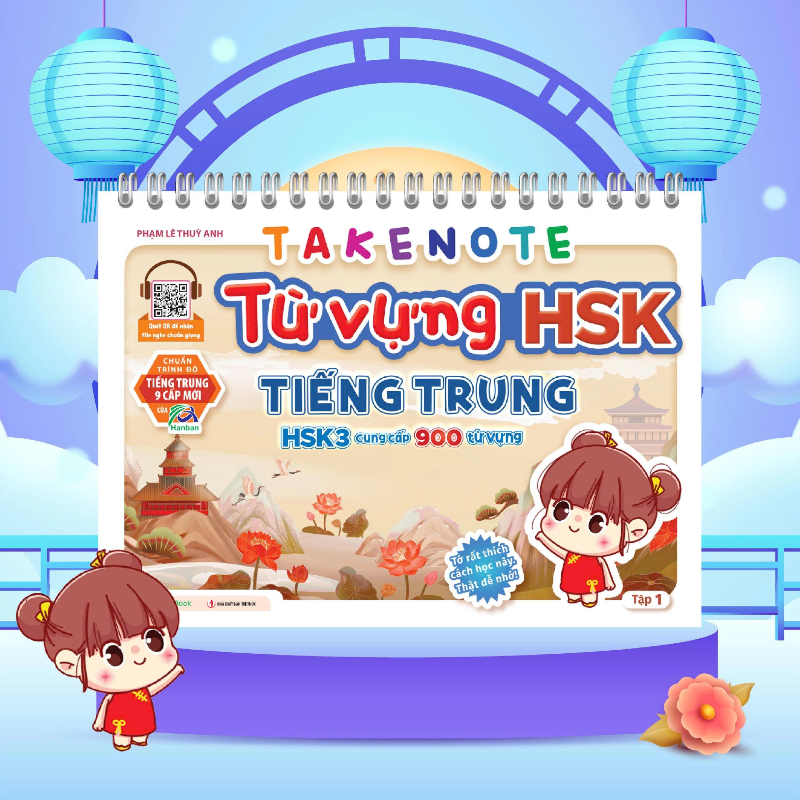 Bo
						
										
										Takenote - Tu Vung HSK Tieng Trung - HSK3 Cung Cap 900 Tu Vung - Tap 1
