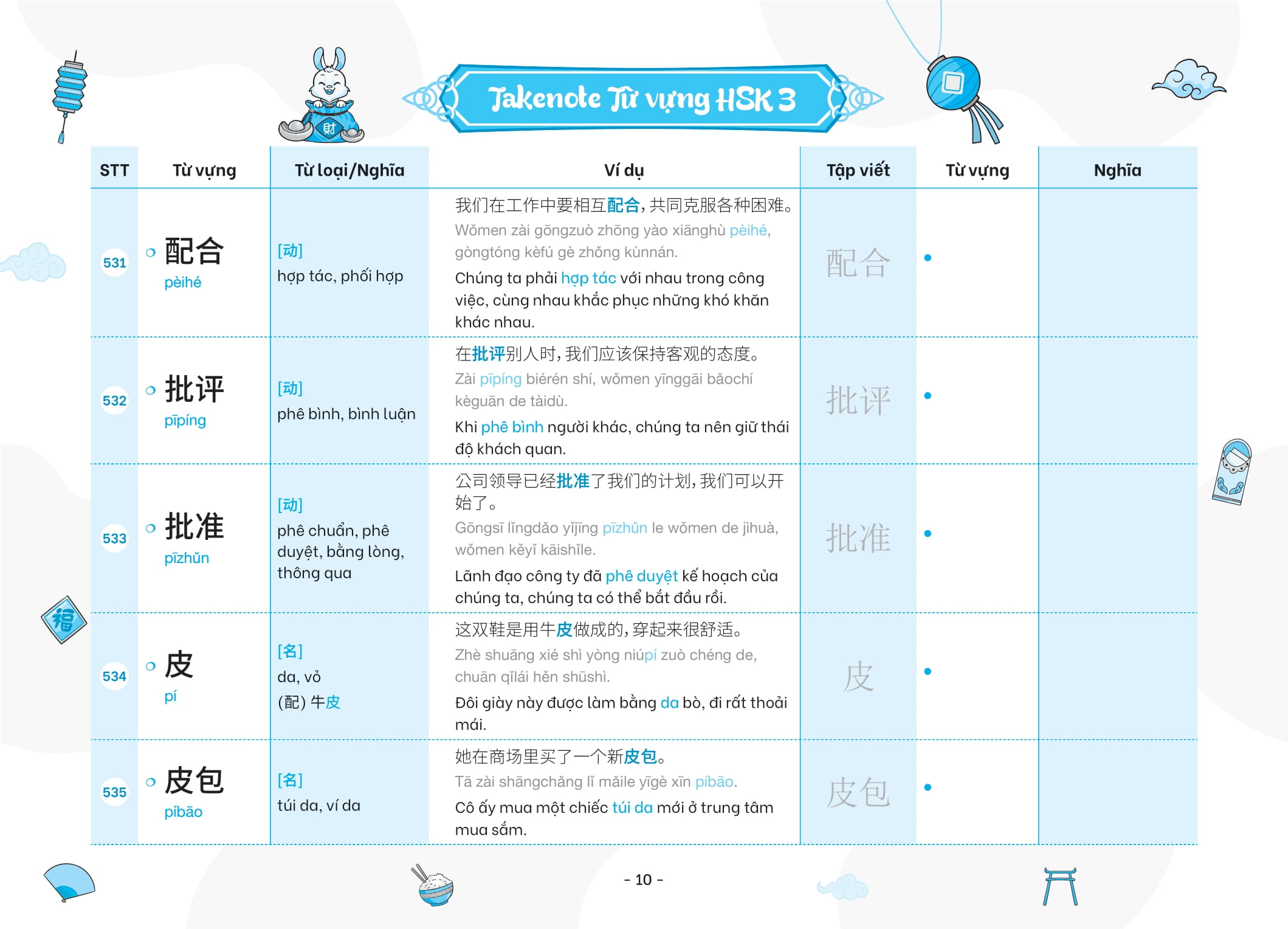 Bo
						
										
										Takenote - Tu Vung HSK Tieng Trung - HSK3 Cung Cap 900 Tu Vung - Tap 2