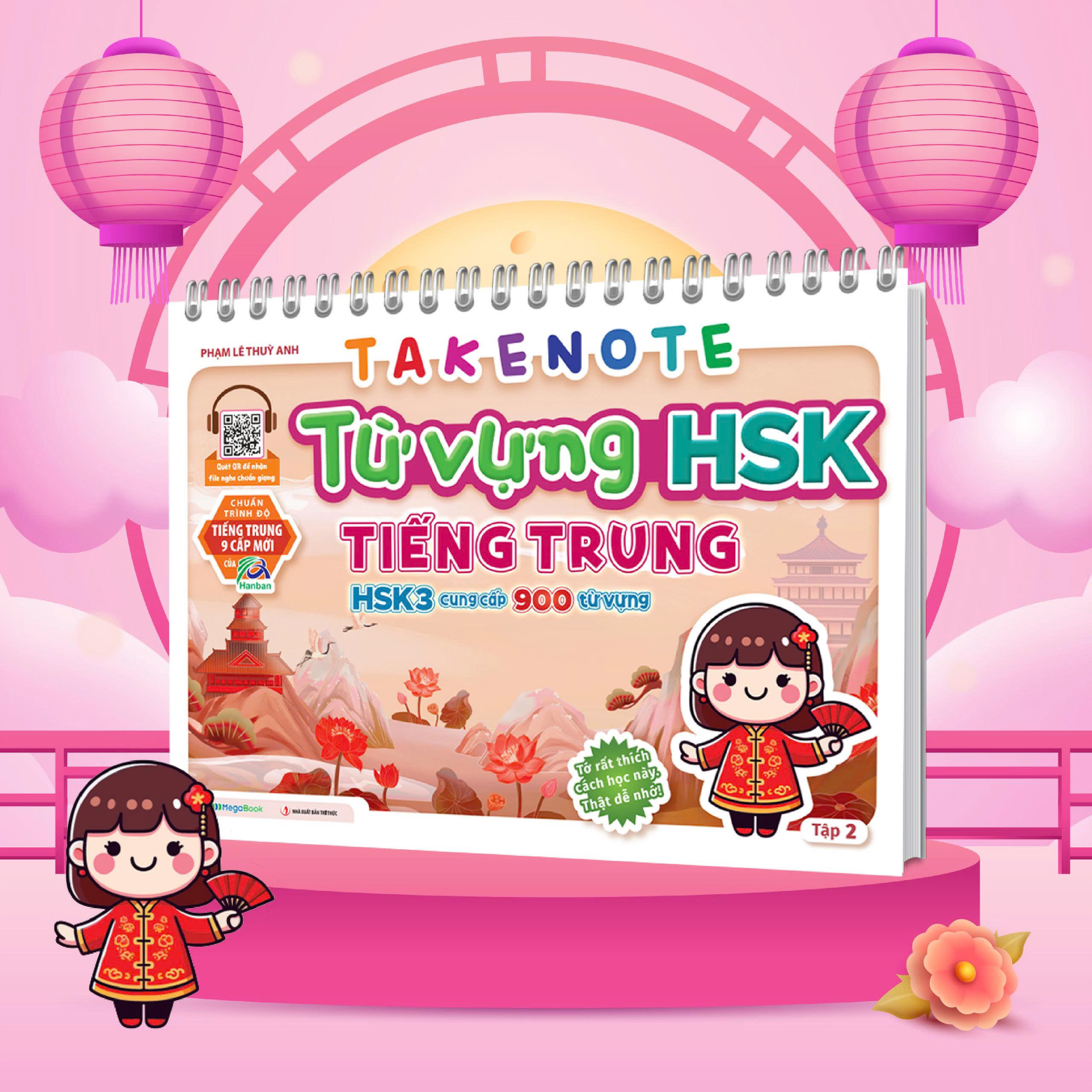 Bo
						
										
										Takenote - Tu Vung HSK Tieng Trung - HSK3 Cung Cap 900 Tu Vung - Tap 2