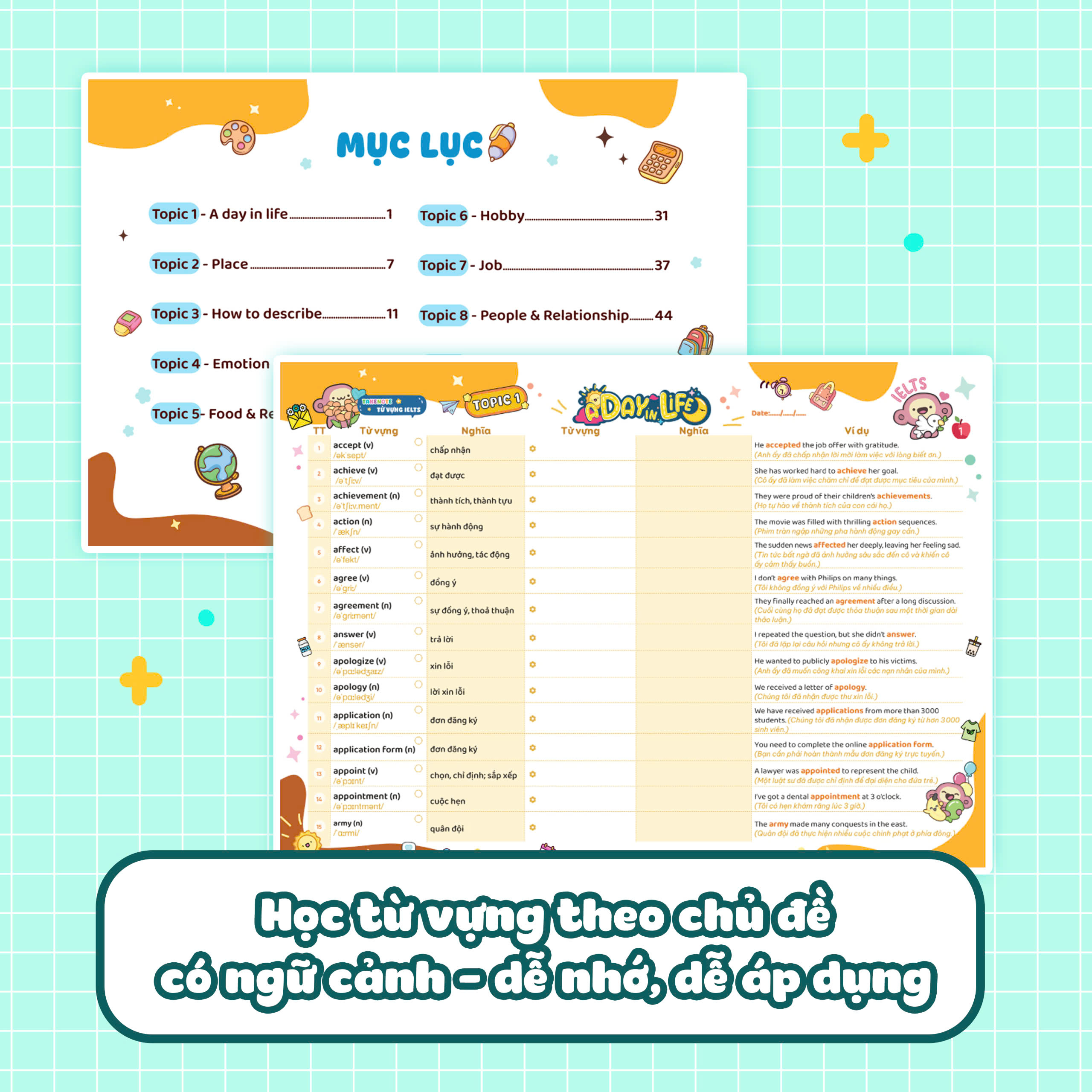 Bo
						
										
										Takenote - Tu Vung IELTS - Cung Cap 3000 Tu Vung Theo Chu De - Band 5.5 - Tap 1