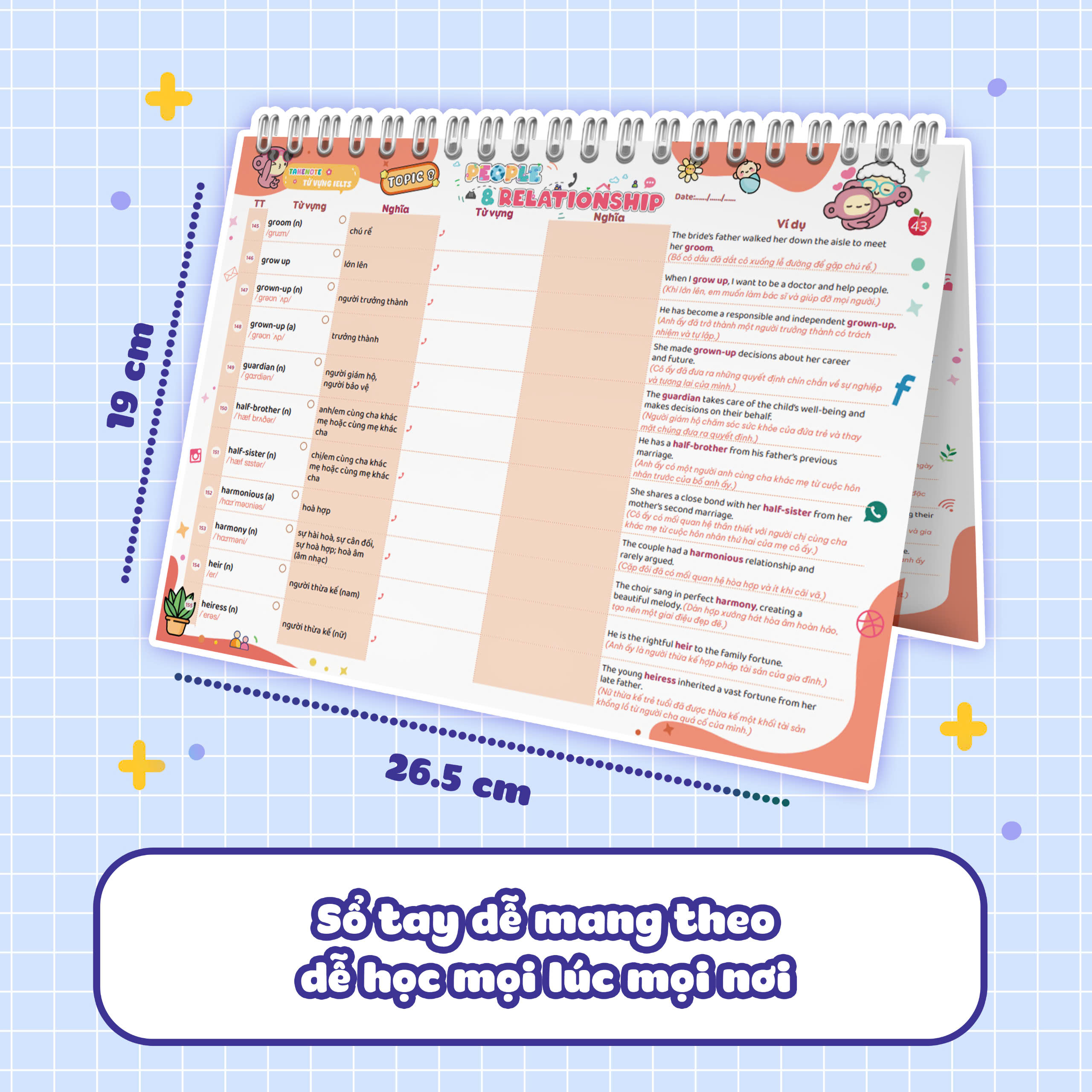 Bo
						
										
										Takenote - Tu Vung IELTS - Cung Cap 3000 Tu Vung Theo Chu De - Band 5.5 - Tap 2