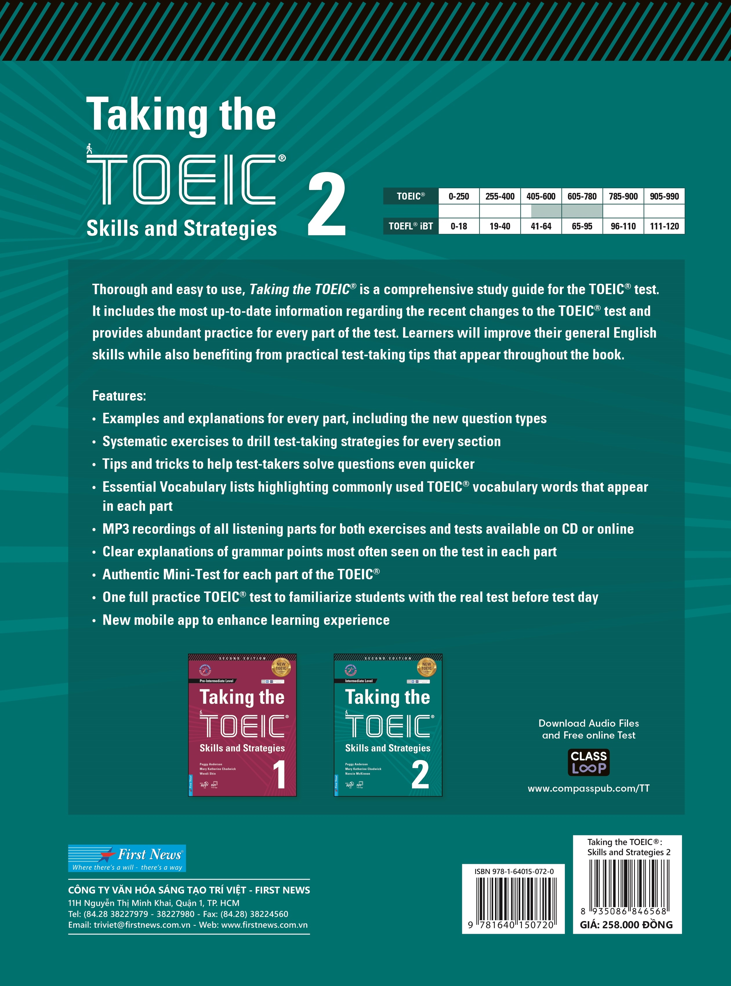 bộ taking the toeic tập 2 - skills and strategies