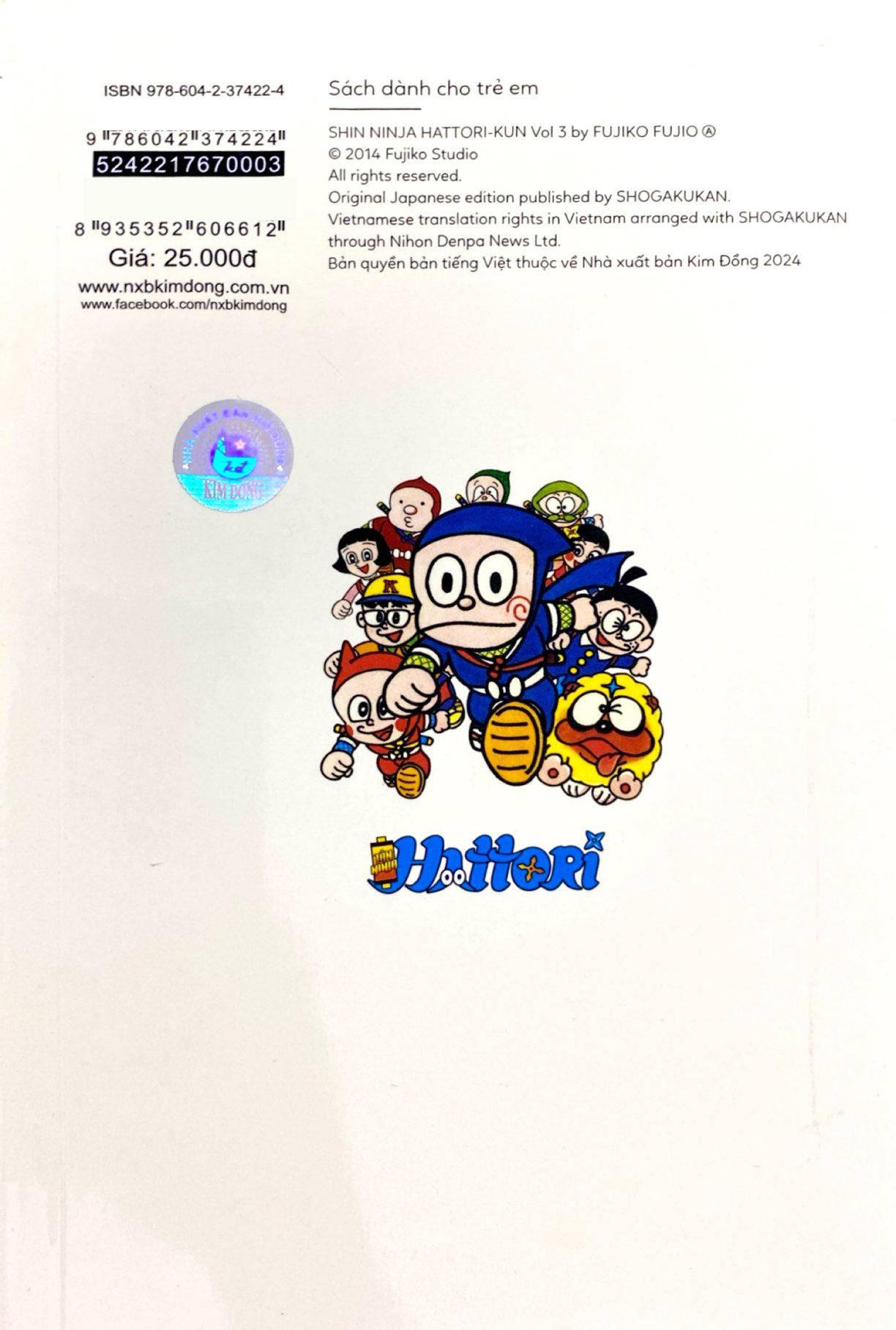 Bo
						
										
										Tan Ninja Hattori - Tap 3