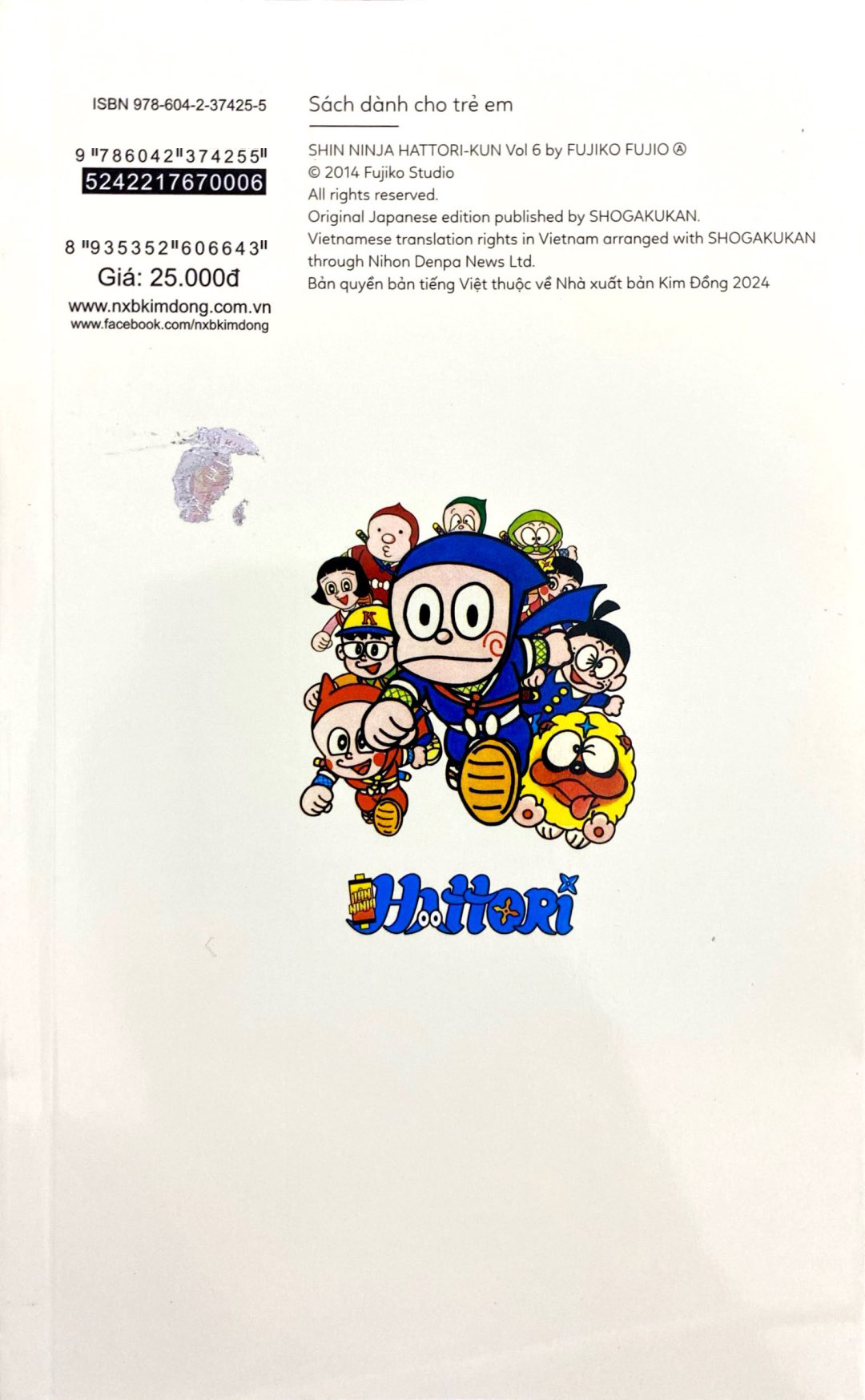 Bo
						
										
										Tan Ninja Hattori - Tap 6