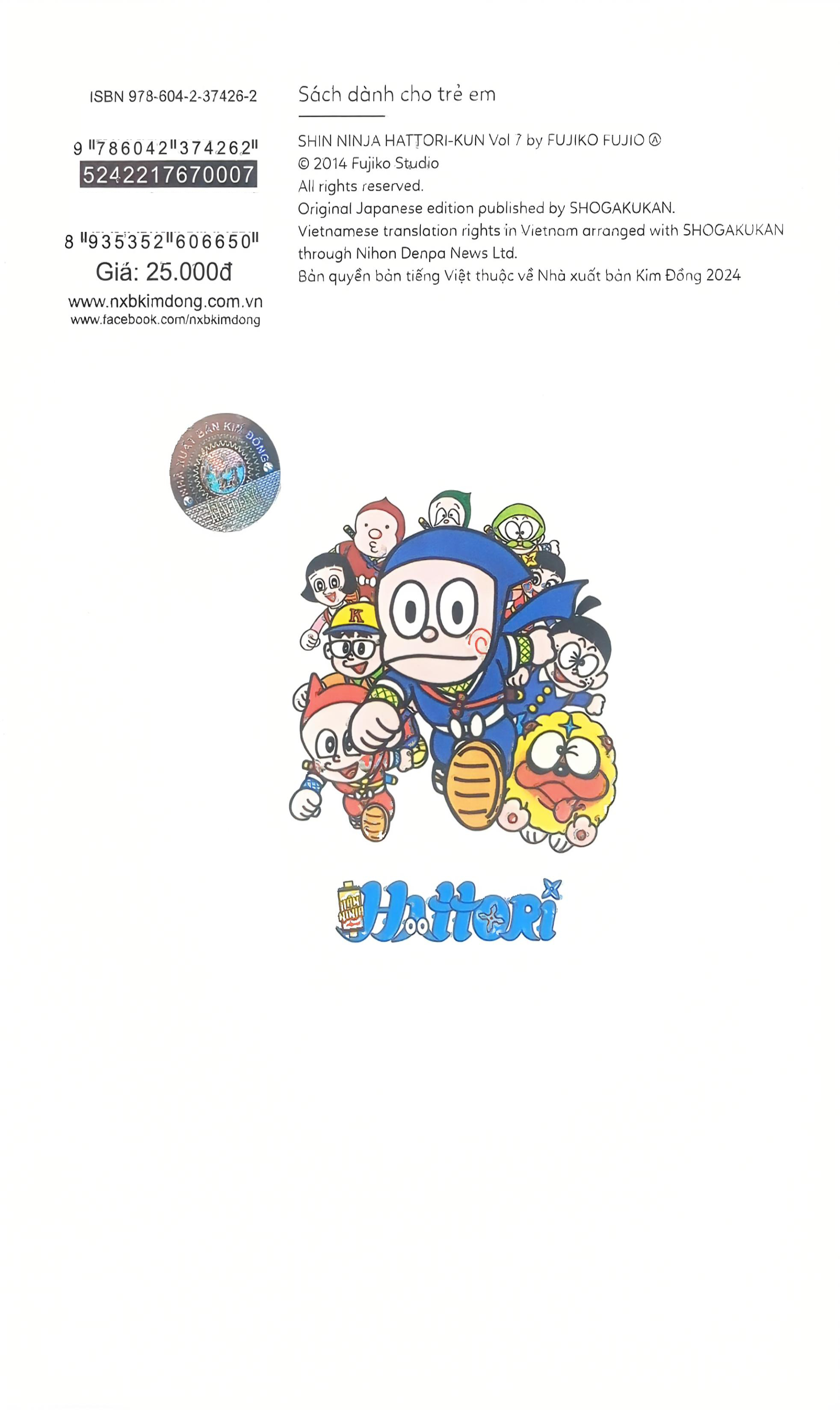 Bo
						
										
										Tan Ninja Hattori - Tap 7