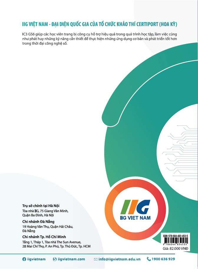 Bo
						
										
										Tang Cuong Tin Hoc Quoc Te - IC3-GS6 Level 1 - Digital Literacy (Tai Ban 2024)